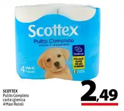 A&O SCOTTEX Pulito Completo carta igienica offerta