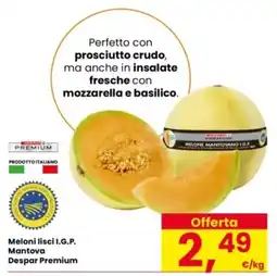 Interspar Meloni lisci I.G.P. Mantova Despar Premium offerta