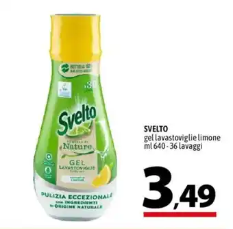 A&O SVELTO gel lavastoviglie limone offerta