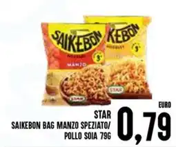 Al Discount Star saikebon bag manzo speziato/ pollo soia offerta