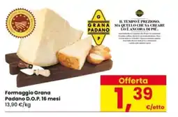 Interspar Formaggio Grana Padano D.O.P. 16 mesi offerta