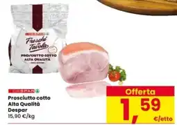 Interspar Prosciutto cotto Alta Qualità Despar offerta