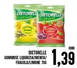Al Discount Dietorelle gommose liquirizia/menta/ fragola/limone offerta