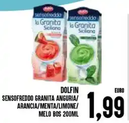 Al Discount Dolfin sensofreddo granita anguria/ arancia/menta/limone/ melo bos offerta