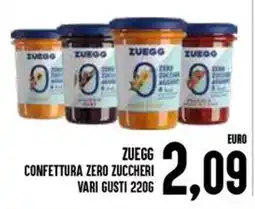 Al Discount Zuegg confettura zero zuccheri offerta