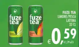 Deco Superstore Fuze tea limone/pesca lattina offerta