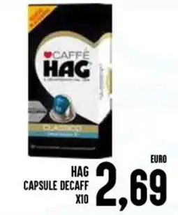 Al Discount Hag capsule decaff x10 offerta