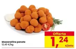 Interspar Mozzarelline panate offerta