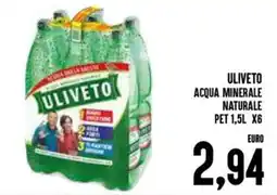 Al Discount Uliveto acqua minerale naturale pet offerta