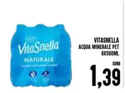 Al Discount Vitasnella acqua minerale pet offerta
