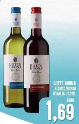 Al Discount Botte buona bianco/rosso d'italia offerta