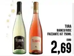 Al Discount Tura bianco/rose frizzante igt offerta