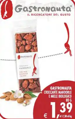 Deco Superstore Gastronauta croccante mandorle e miele biologico offerta