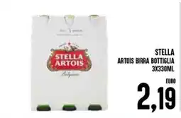 Al Discount Stella artois birra bottiglia offerta