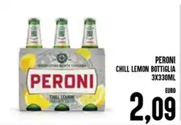 Al Discount Peroni chill lemon bottiglia offerta