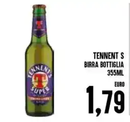 Al Discount Tennent s birra bottiglia offerta