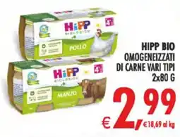 Deco Superstore Hipp bio omogeneizzati di carne offerta