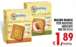 Deco Superstore Mulino bianco fette biscottate arricchite offerta