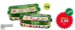 Interspar Yogurt con Probiotico Bifidus Activia offerta