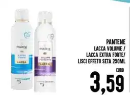 Al Discount Pantene lacca volume / lacca extra forte/ lisci effeto seta offerta