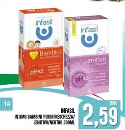 Al Discount Infasil intimo bambini puro/freschezza/ lenitivo/neutro offerta