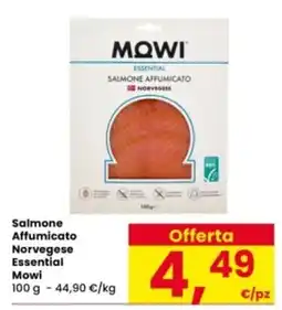 Interspar Salmone Affumicato Norvegese Essential Mowi offerta