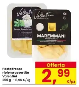 Interspar Pasta fresca ripiena Valentini offerta