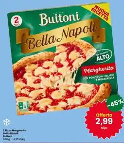 Interspar 2 Pizza Margherita Bella Napoli Buitoni offerta