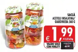 Deco Superstore Saclà acetelli insalatina/ giardiniera offerta