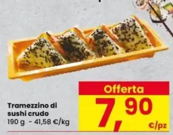Tramezzino di sushi crudo