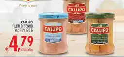 Deco Superstore Callipo filetti di tonno offerta