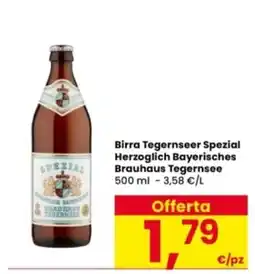Interspar Birra Tegernseer Spezial Herzoglich Bayerisches Brauhaus Tegernsee offerta