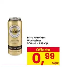 Interspar Birra Premium Warsteiner offerta