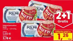 Interspar Polpa di pomodoro Mutti offerta
