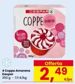 Interspar 4 Coppe Amarena Despar offerta