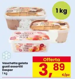 Interspar Vaschetta gelato Despar offerta