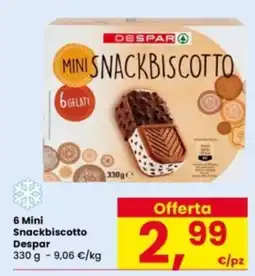 Interspar 6 Mini Snackbiscotto Despar offerta