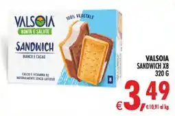 Deco Superstore Valsoia sandwich x8 offerta