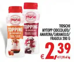 Deco Superstore Toschi mytopp cioccolato/ amarena/caramello/ fragola offerta