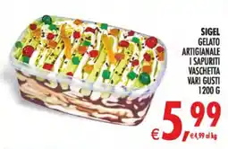 Deco Superstore Sigel gelato artigianale i sapuriti vaschetta offerta