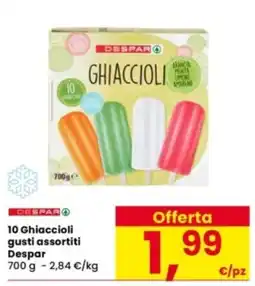 Interspar 10 Ghiaccioli Despar offerta
