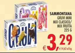 Deco Superstore Sammontana gruvi mini mix classico/ mix frutta offerta