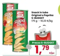 Interspar Snack in tubo Original o Paprika S-BUDGET offerta