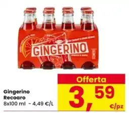 Interspar Gingerino Recoaro offerta