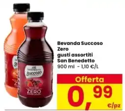 Interspar Bevanda Succoso Zero San Benedetto offerta