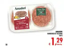 Deco Superstore Amadori hamburger di tacchino offerta