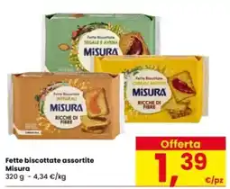 Interspar Fette biscottate Misura offerta