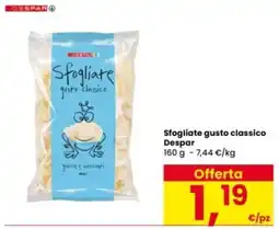 Interspar Sfogliate gusto classico Despar offerta