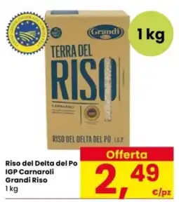 Interspar Riso del Delta del Po IGP Carnaroli Grandi Riso offerta