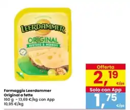 Interspar Formaggio Leerdammer Original a fette offerta